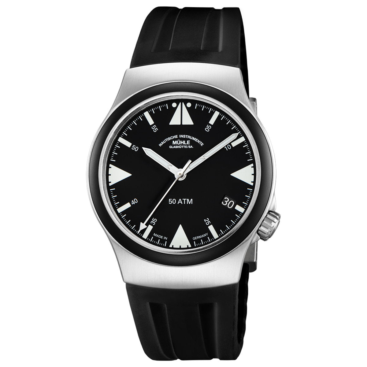 ミューレ・グラスヒュッテ Muhle Glashutte S.A.R. Mission-Timer Titan ミッション・タイマー 43mm 自動巻き メンズ 腕時計 M1-51-03-KB ドイツ製【正規品】【60回分割手数料無料!】