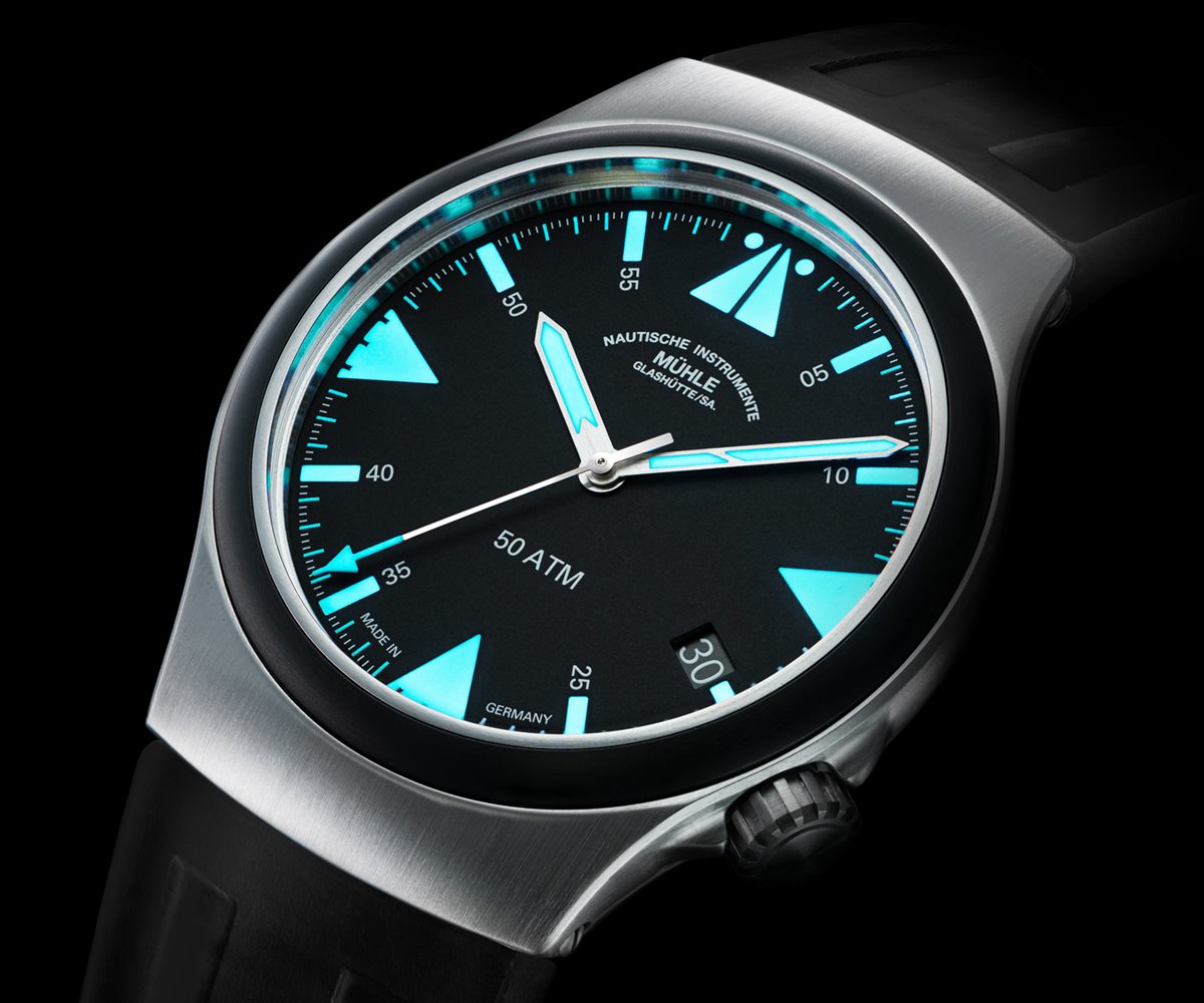 ミューレ・グラスヒュッテ Muhle Glashutte S.A.R. Mission-Timer Titan ミッション・タイマー 43mm 自動巻き メンズ 腕時計 M1-51-03-KB ドイツ製【正規品】【60回分割手数料無料!】