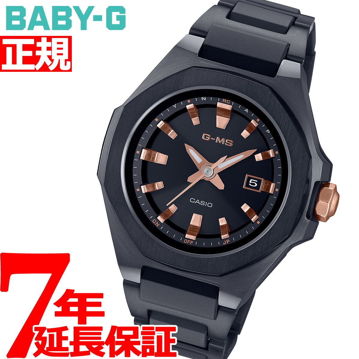 電波ソーラー 腕時計 CASIO Baby-G msg-w350cg ブラック-