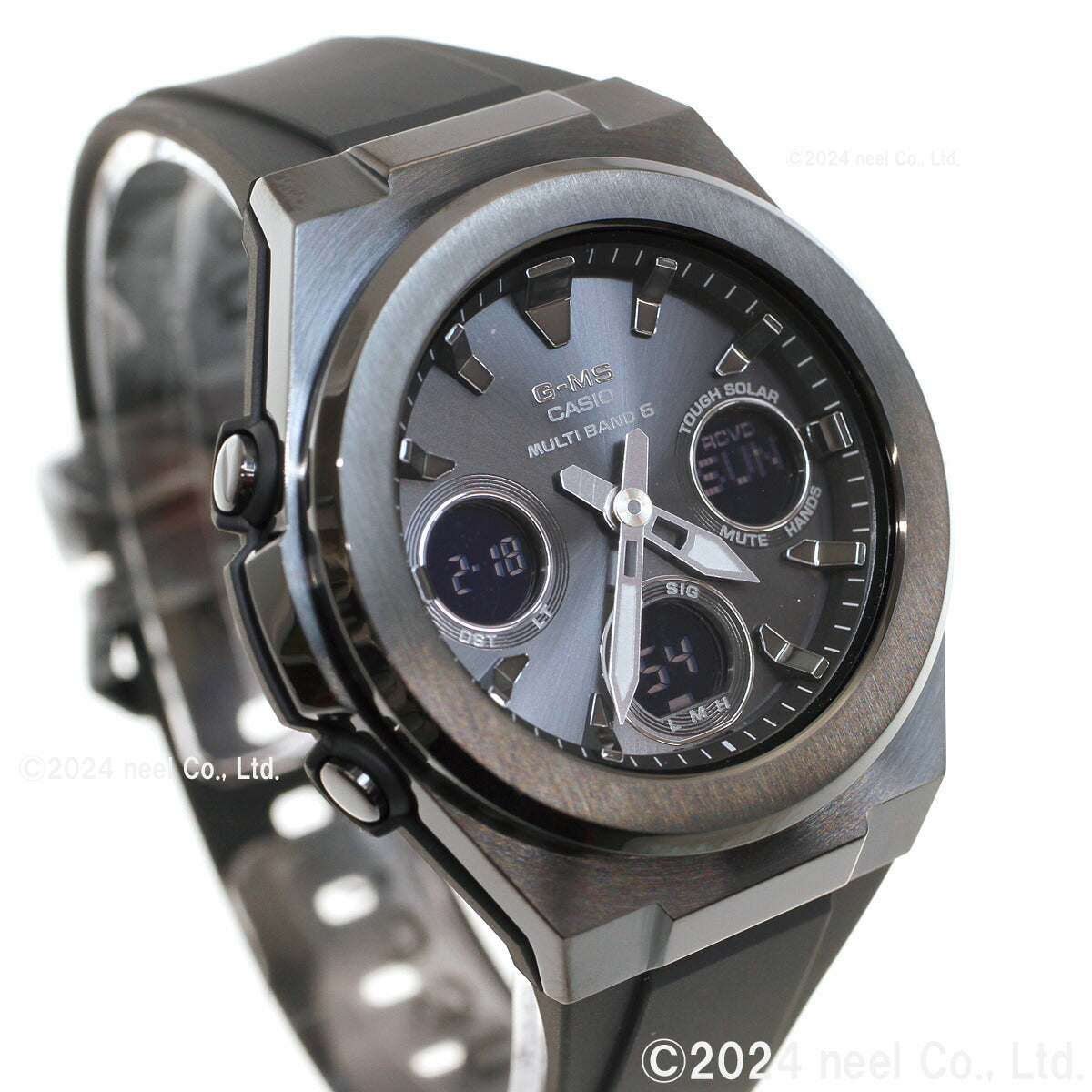 BABY-G カシオ ベビーG レディース G-MS 電波 ソーラー 腕時計 タフソーラー MSG-W600G-1A2JF オールブラック