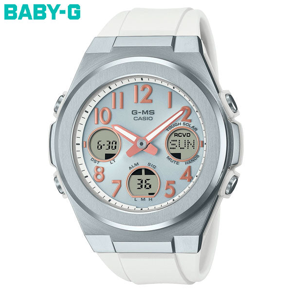 BABY-G カシオ ベビーG レディース G-MS 電波 ソーラー 腕時計 タフソーラー MSG-W610-7AJF シルバー ホワイト