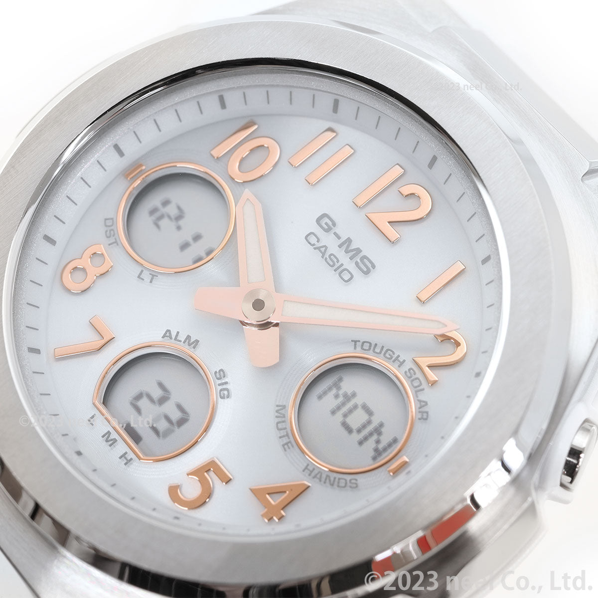 BABY-G カシオ ベビーG レディース G-MS 電波 ソーラー 腕時計 タフソーラー MSG-W610-7AJF シルバー ホワイト