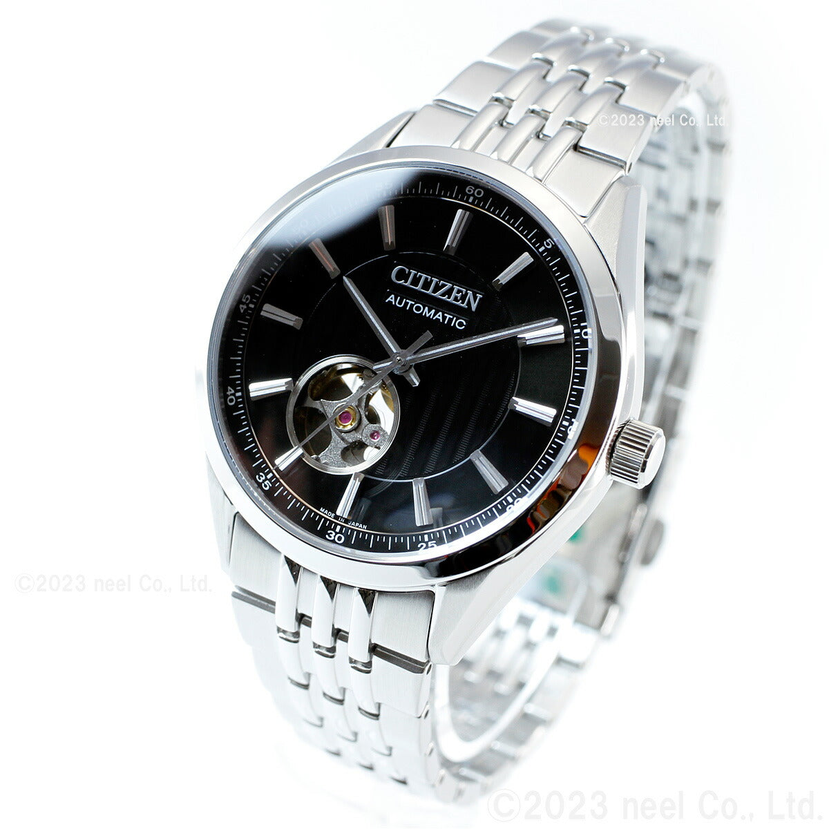 シチズンコレクション CITIZEN COLLECTION メカニカル 自動巻き 機械式 腕時計 メンズ NH9110-90E クラシックオープンハート