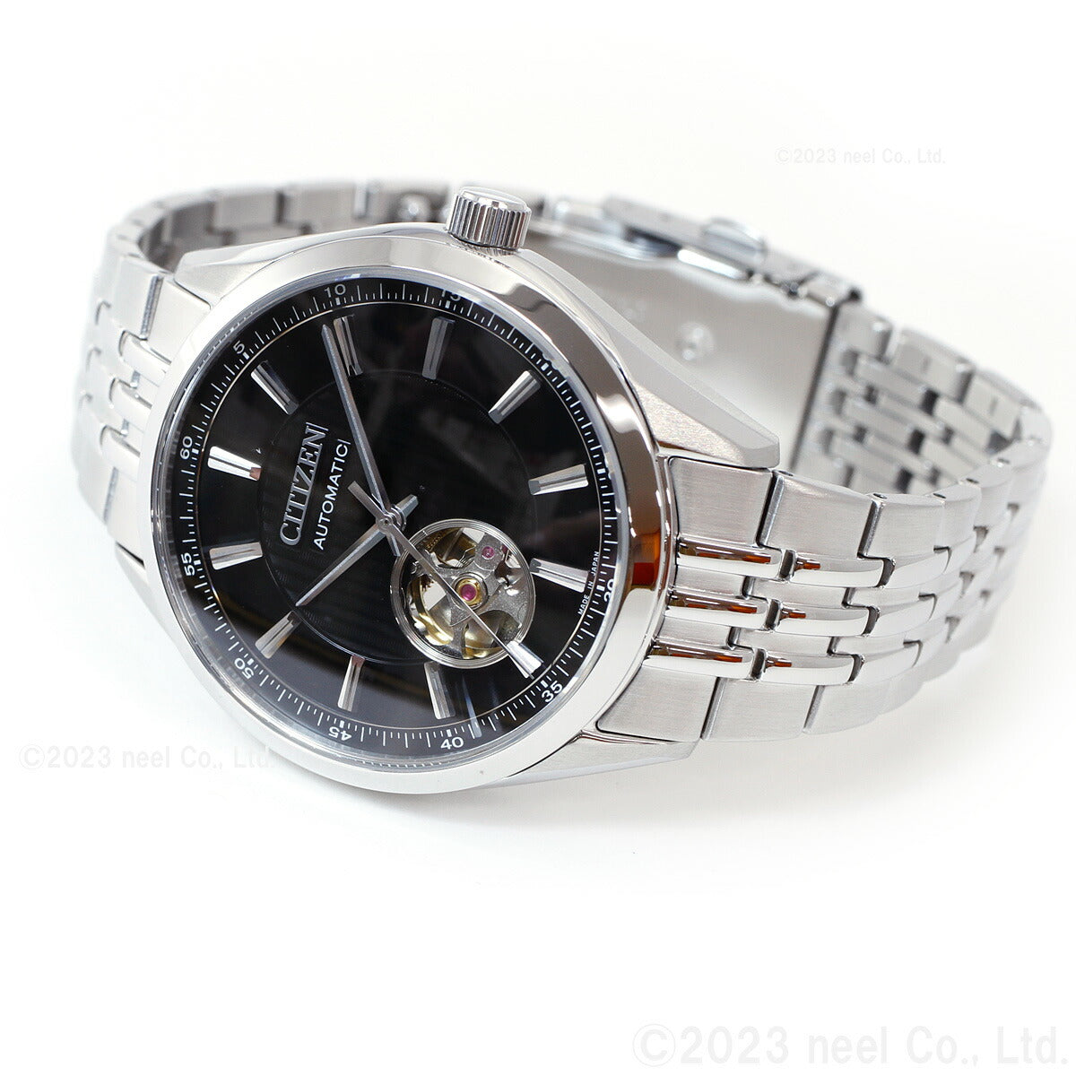 シチズンコレクション CITIZEN COLLECTION メカニカル 自動巻き 機械式 腕時計 メンズ NH9110-90E クラシックオープンハート