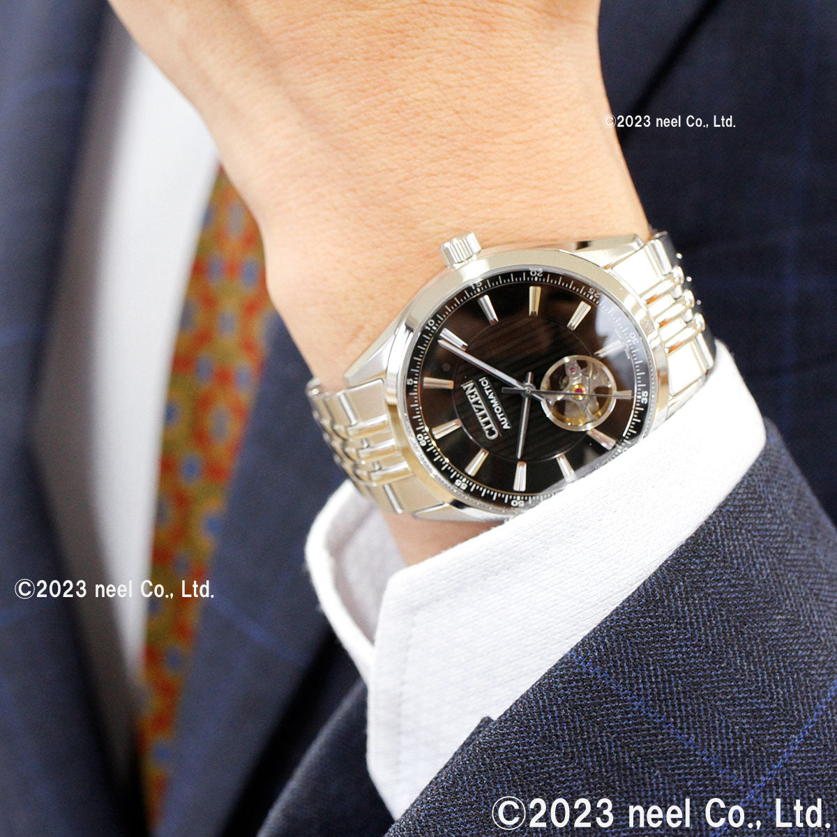シチズンコレクション CITIZEN COLLECTION メカニカル 自動巻き 機械式 腕時計 メンズ NH9110-90E クラシックオープンハート