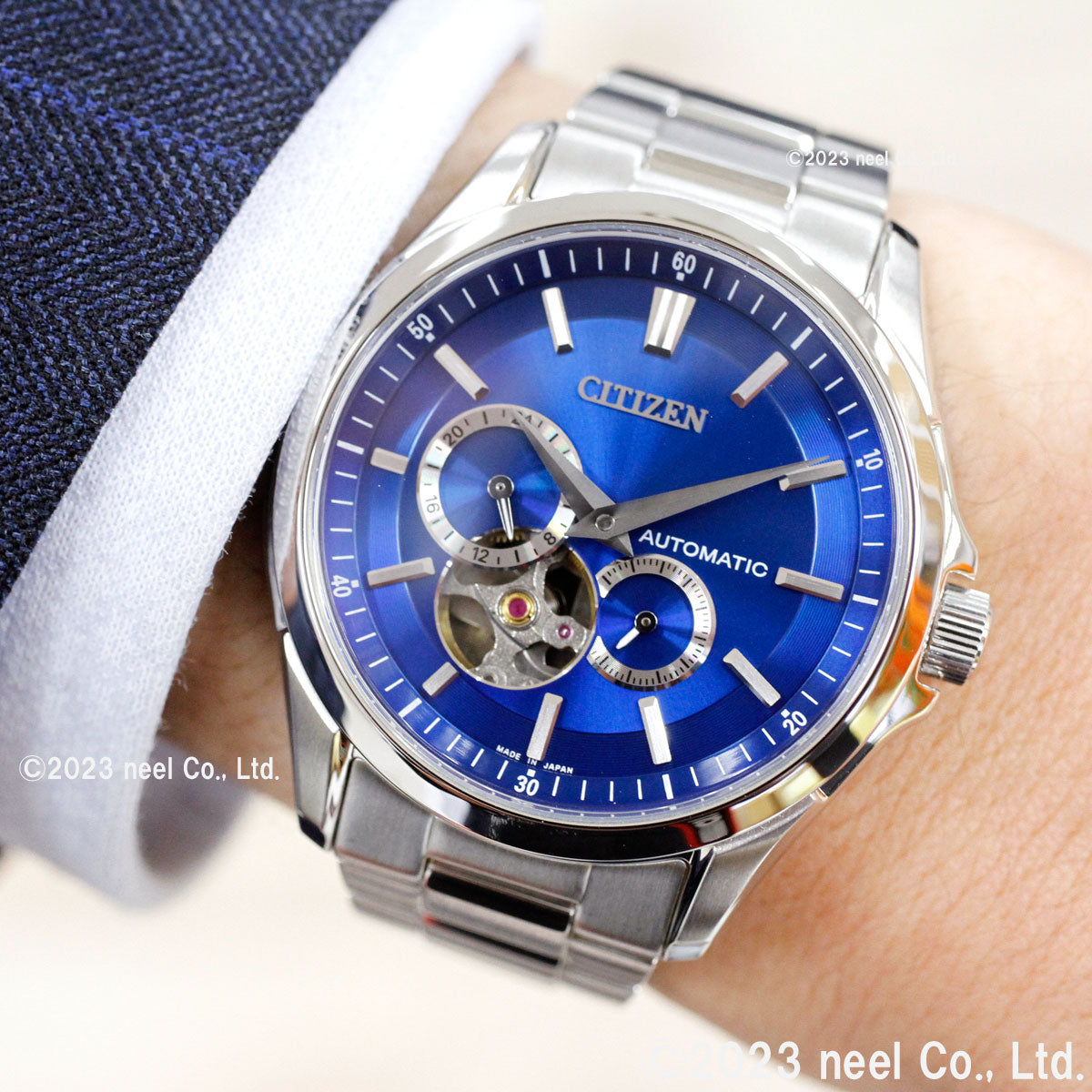 シチズンコレクション CITIZEN COLLECTION メカニカル 自動巻き 機械式 腕時計 メンズ NP1010-78L オープンハート