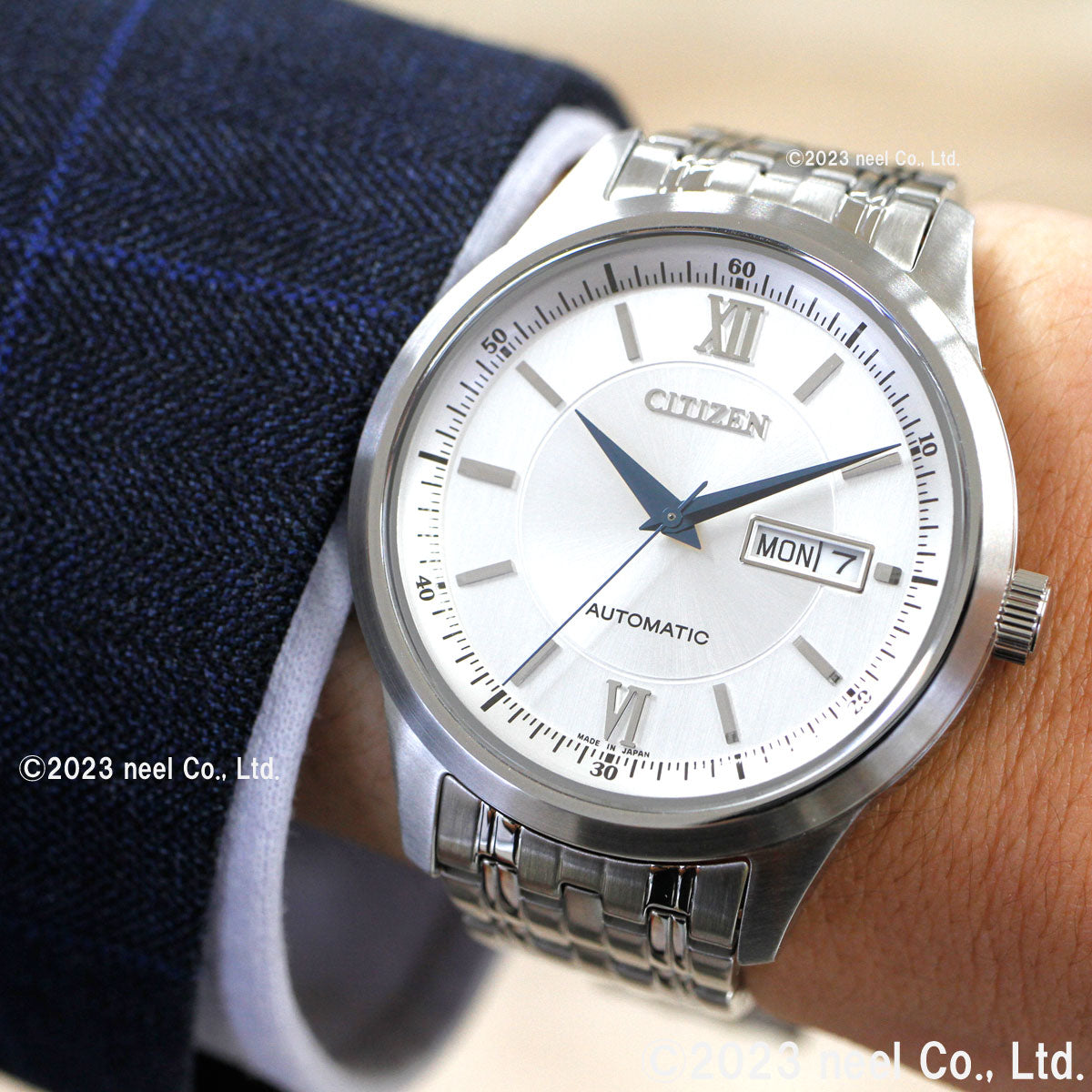 シチズンコレクション CITIZEN COLLECTION メカニカル 自動巻き 機械式 腕時計 メンズ NY4050-62A クラシックデイ&デイト