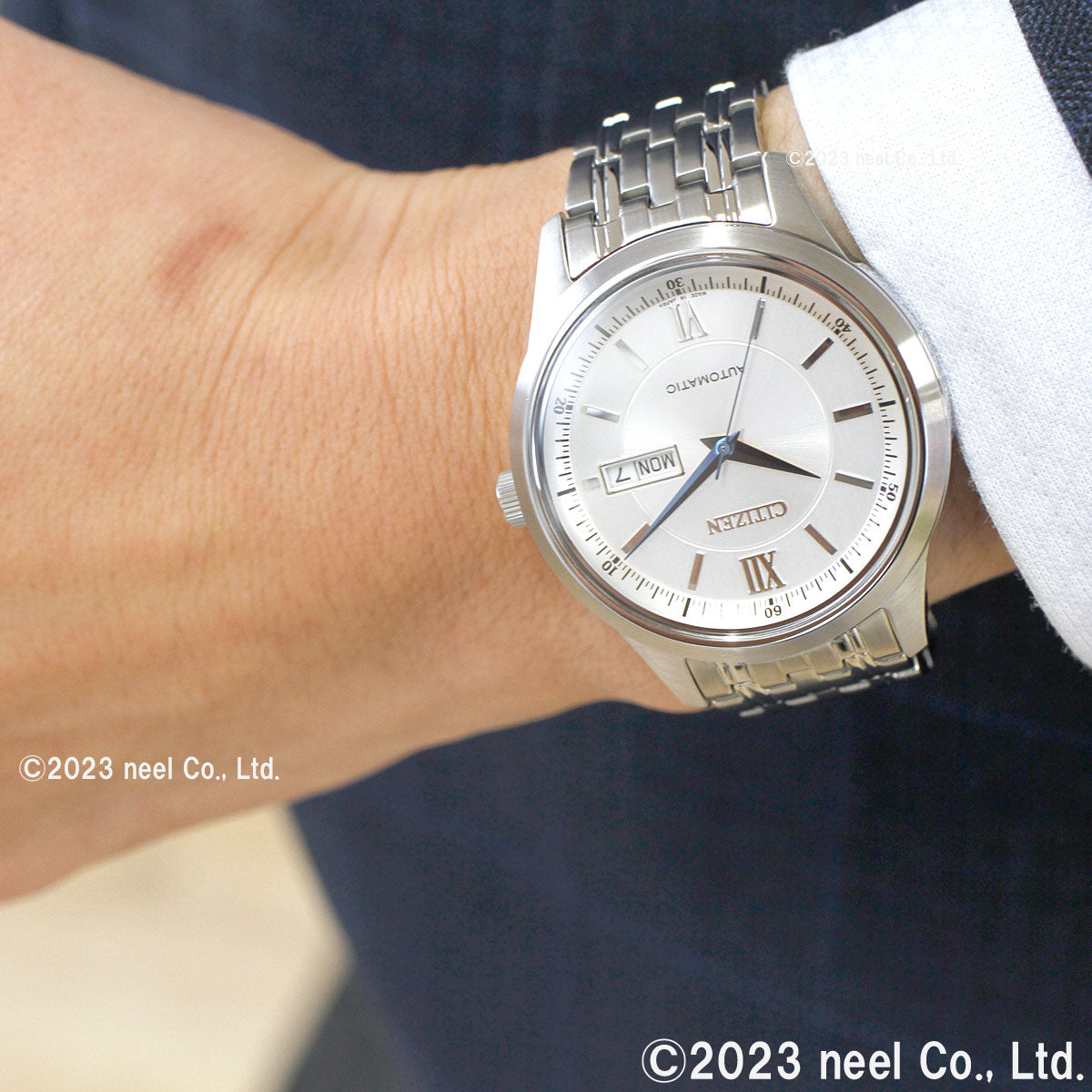 シチズンコレクション CITIZEN COLLECTION メカニカル 自動巻き 機械式 腕時計 メンズ NY4050-62A クラシックデイ&デイト