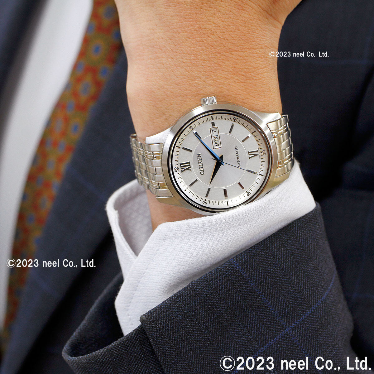 シチズンコレクション CITIZEN COLLECTION メカニカル 自動巻き 機械式 腕時計 メンズ NY4050-62A クラシックデイ&デイト