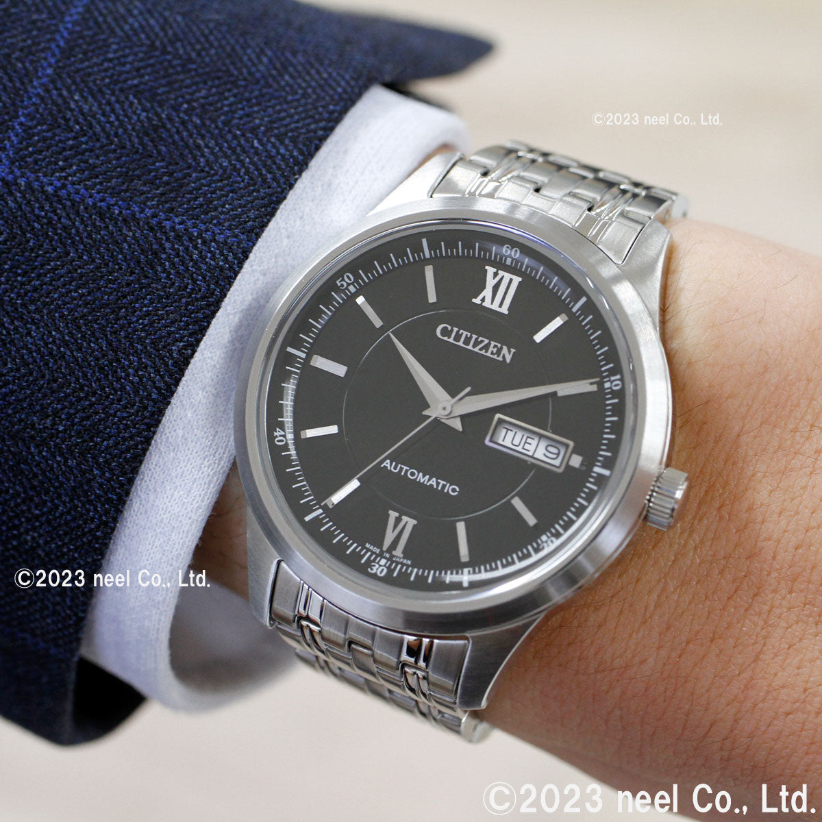 シチズンコレクション CITIZEN COLLECTION メカニカル 自動巻き 機械式 腕時計 メンズ NY4050-62E クラシックデイ&デイト
