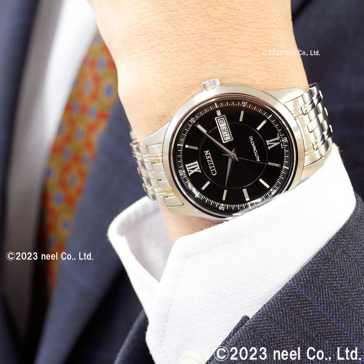 シチズンコレクション CITIZEN COLLECTION メカニカル 自動巻き 機械式 腕時計 メンズ NY4050-62E クラシックデイ&デイト
