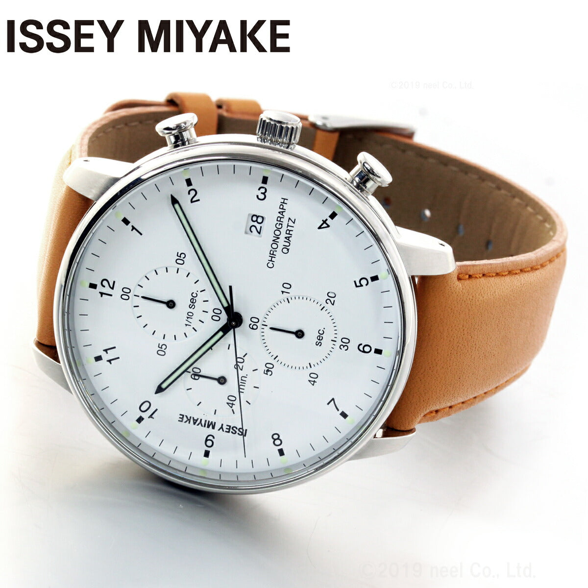 イッセイミヤケ ISSEY MIYAKE 腕時計 メンズ C シー 岩崎一郎デザイン クロノグラフ NYAD003