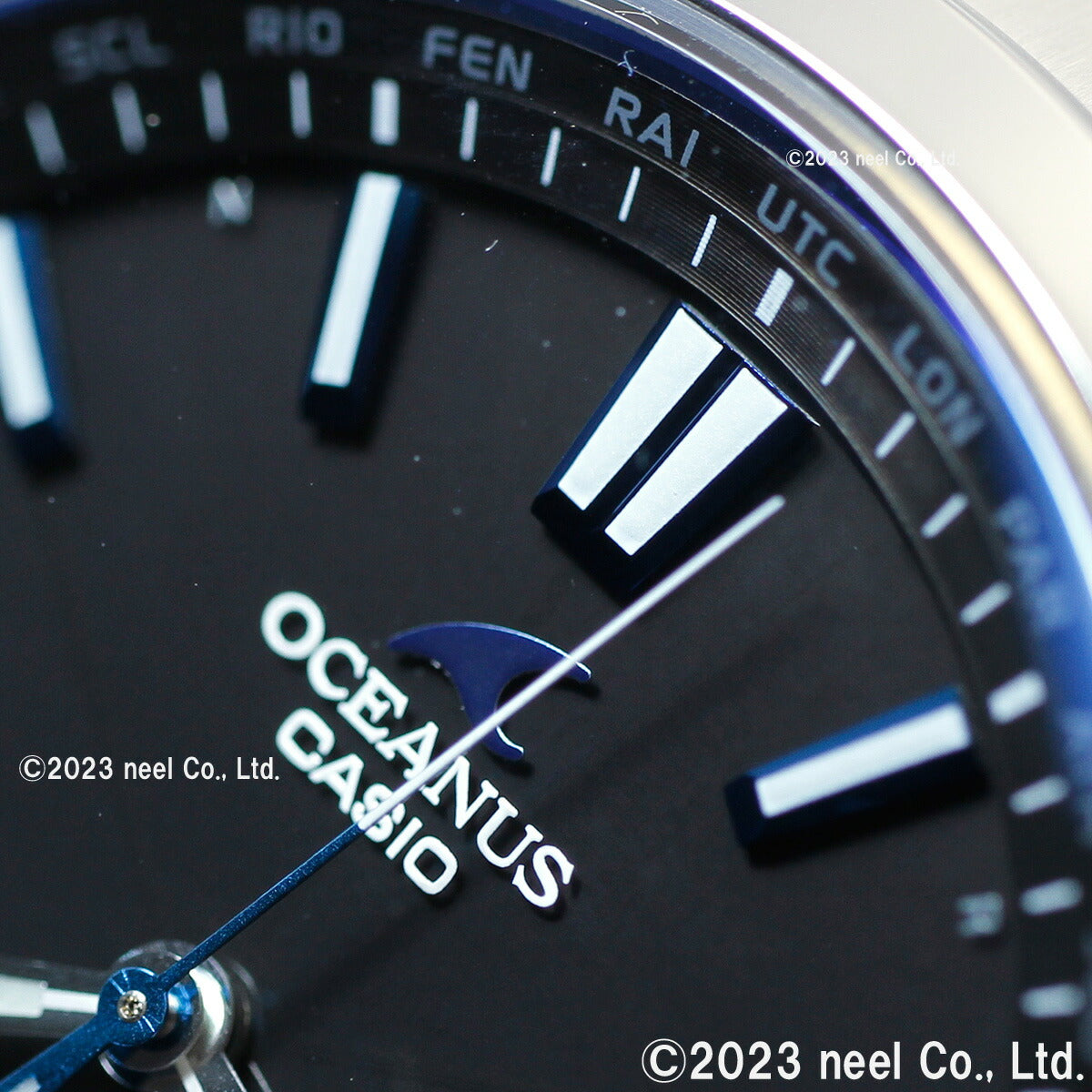 オシアナス 3針モデル OCW-S100-1AJF メンズ 腕時計 電波 ソーラー チタン シルバー ブラック カシオ CASIO OCEANUS