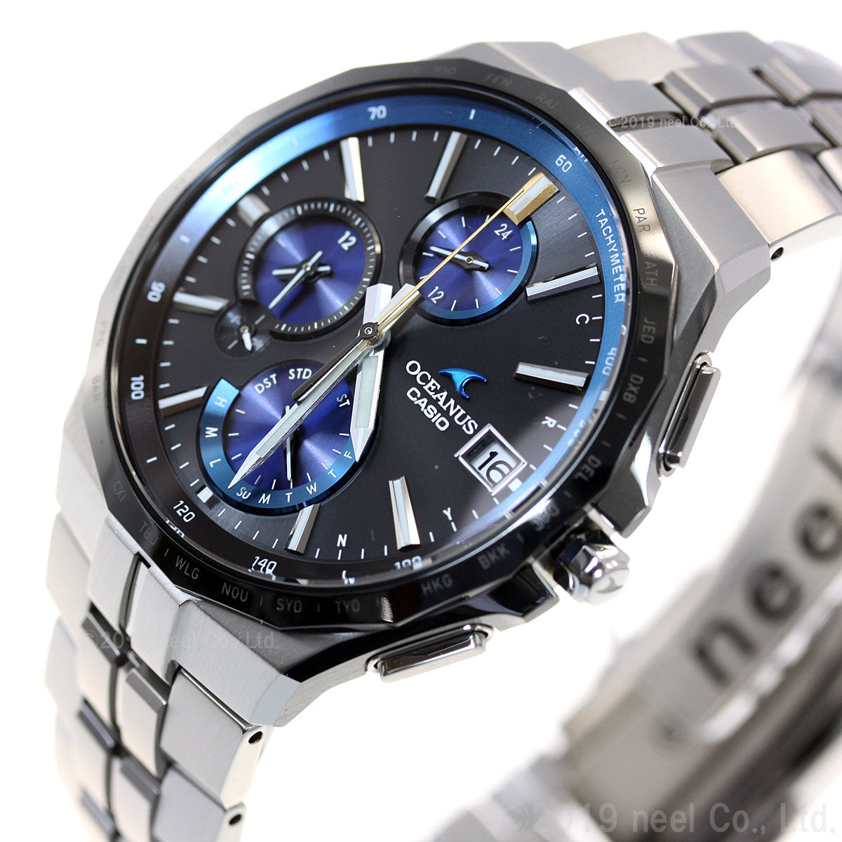 カシオ オシアナス マンタ 電波 ソーラー 腕時計 メンズ タフソーラー CASIO OCEANUS  Manta Premium Production Line OCW-S5000E-1AJF
