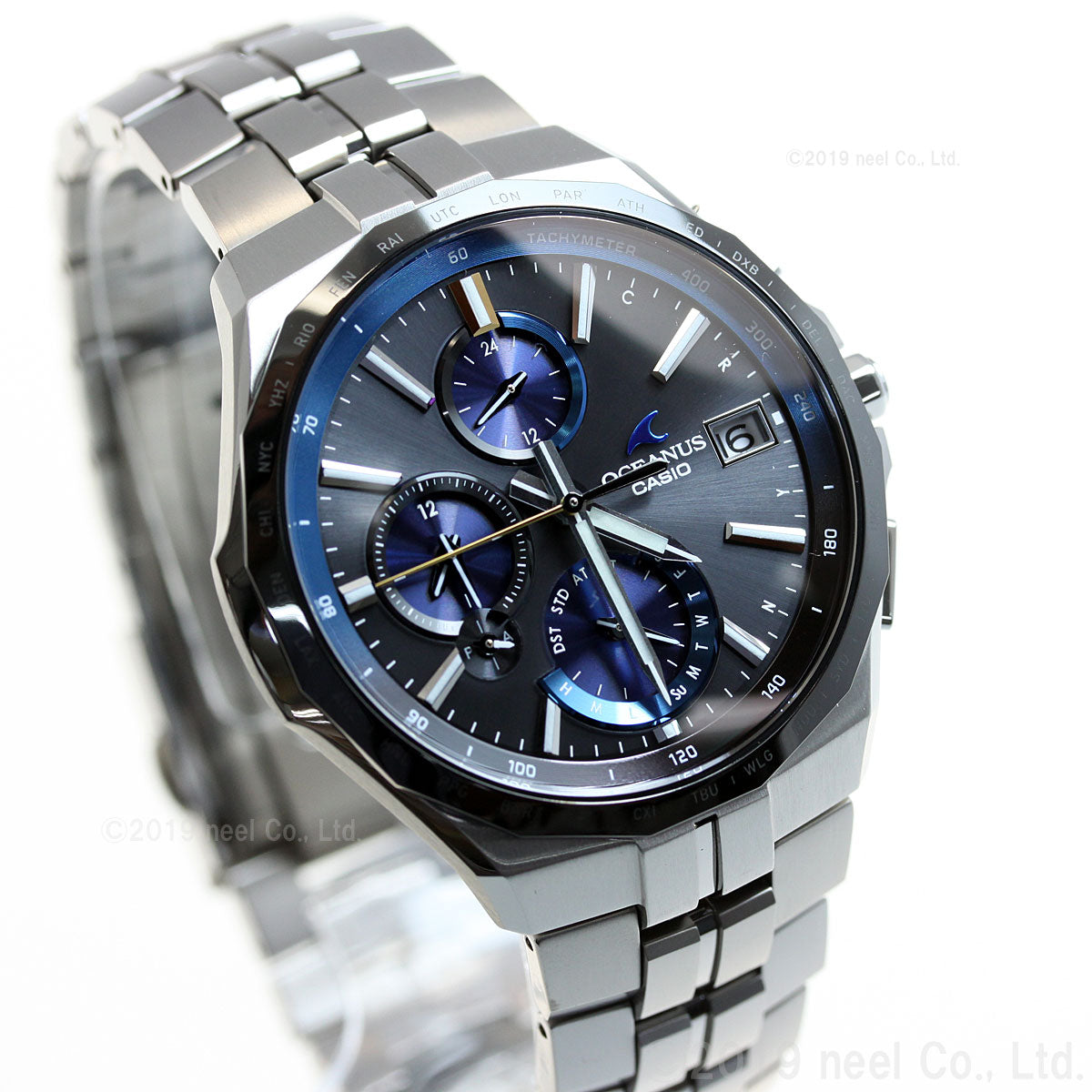 カシオ オシアナス マンタ 電波 ソーラー 腕時計 メンズ タフソーラー CASIO OCEANUS  Manta Premium Production Line OCW-S5000E-1AJF