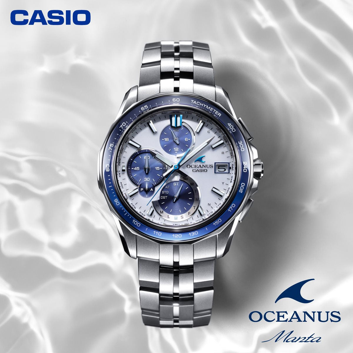 オシアナス Manta マンタ OCW-S7000D-7AJF メンズ 腕時計 電波ソーラー タフソーラー CASIO カシオ 日本製 Premium Production Line【2024 新作】