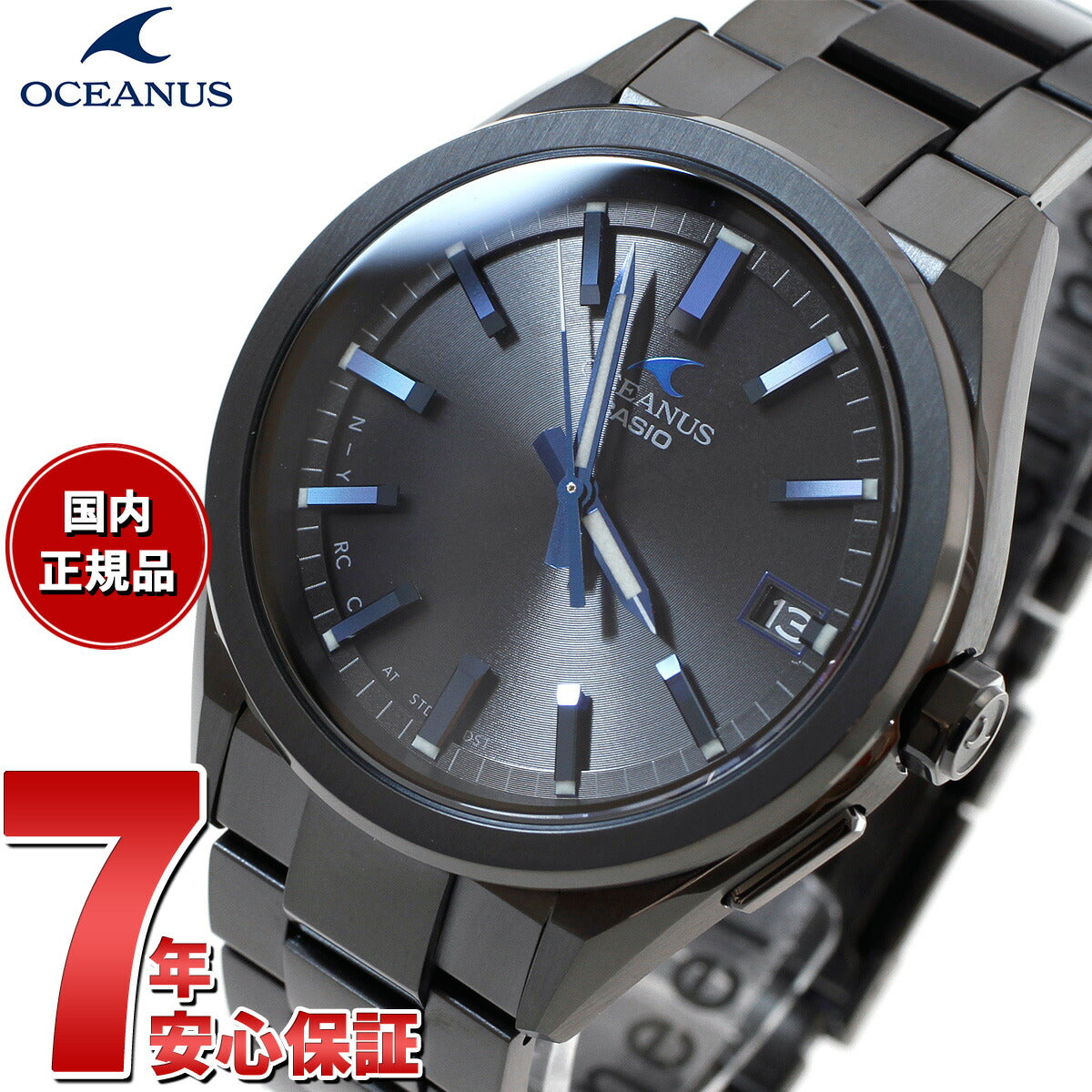 カシオ オシアナス 電波 ソーラー 腕時計 メンズ タフソーラー CASIO OCEANUS CLASSIC LINE OCW-T200SB-1AJF