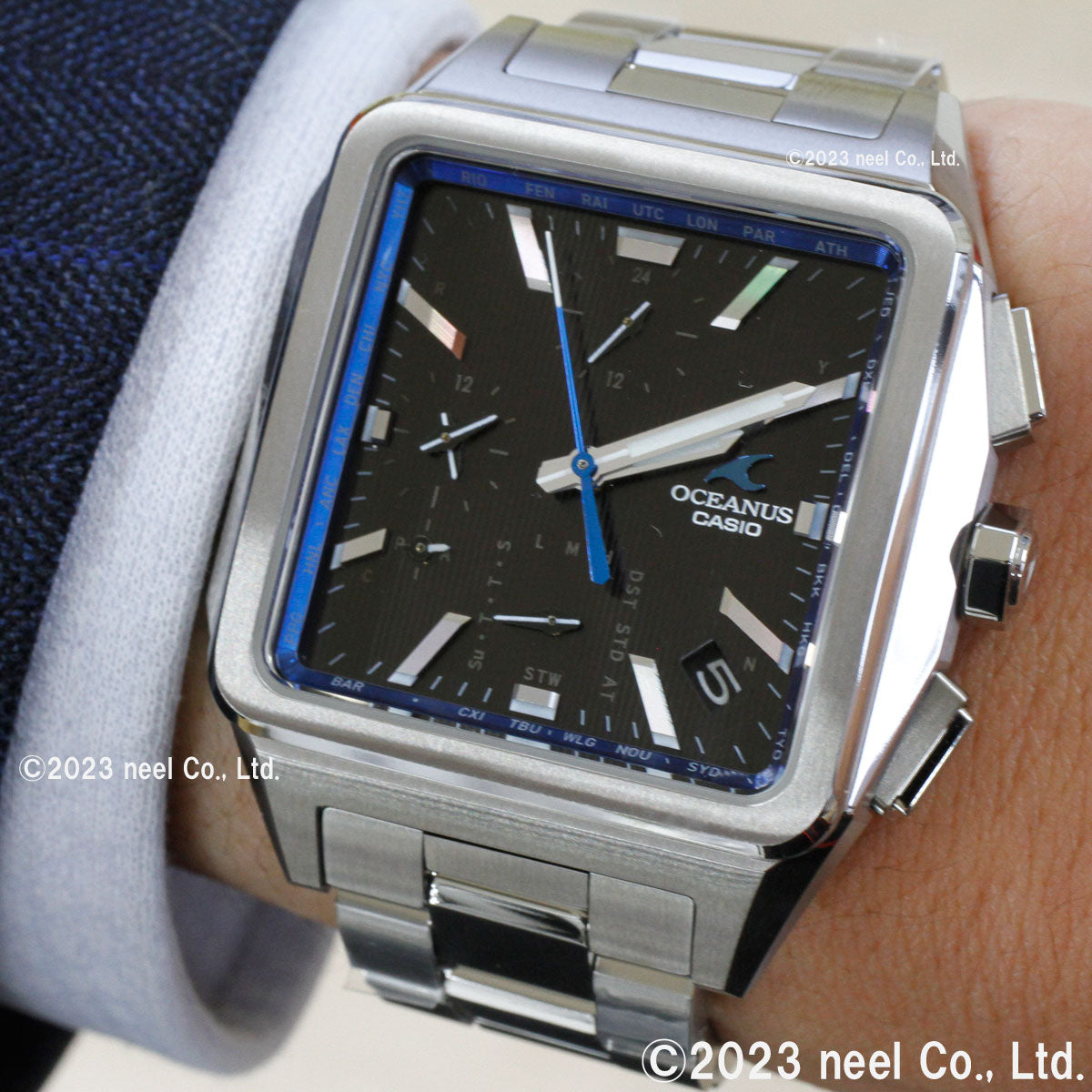 カシオ オシアナス 電波 ソーラー 腕時計 メンズ タフソーラー CASIO OCEANUS CLASSIC LINE OCW-T5000-1AJF