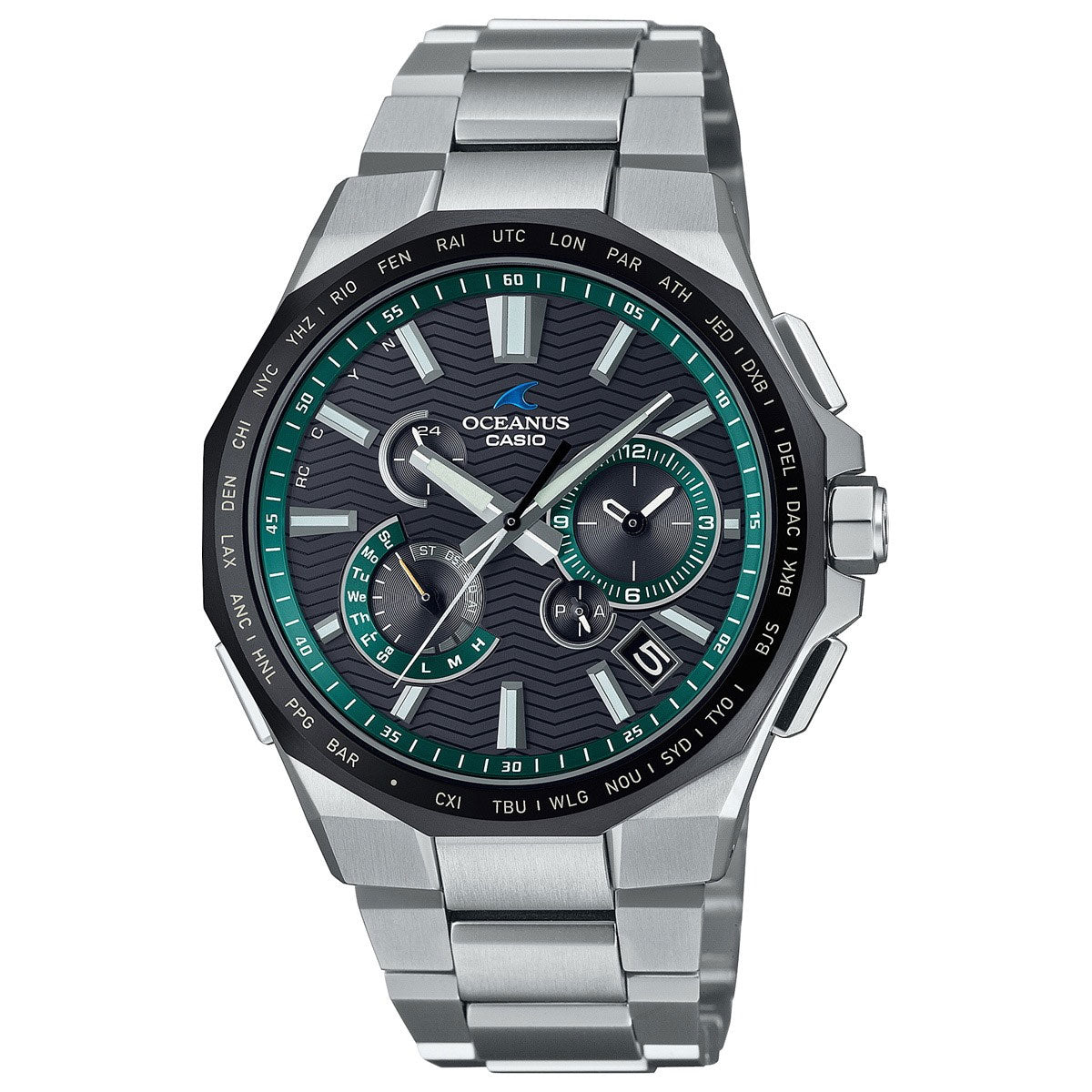 カシオ オシアナス 電波 ソーラー 腕時計 メンズ タフソーラー CASIO OCEANUS CLASSIC LINE OCW-T6000A-1AJF Premium Production Line