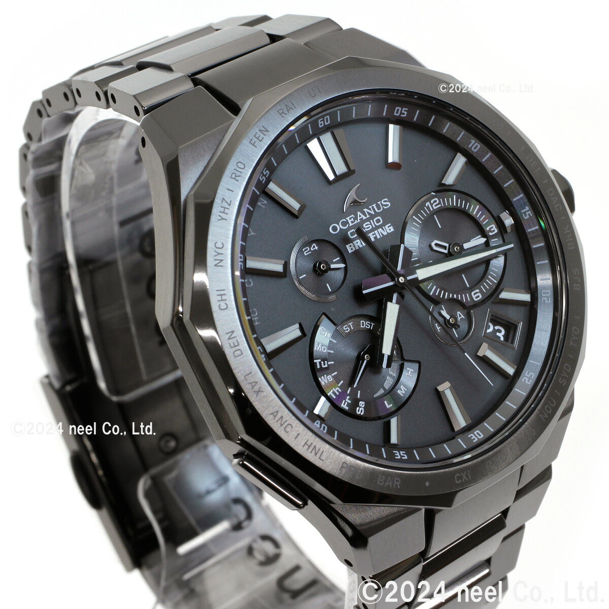 カシオ オシアナス 電波 ソーラー BRIEFING コラボ 限定モデル 腕時計 メンズ タフソーラー CASIO OCEANUS OCW-T6000BR-1AJR Premium Production Line