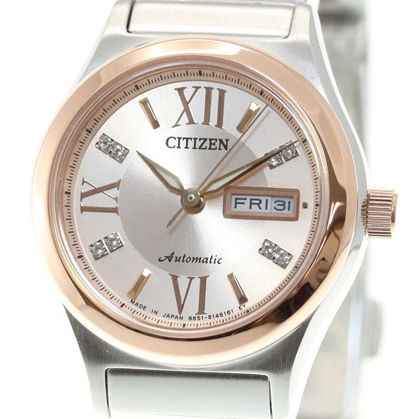 シチズン CITIZEN コレクション メカニカル 自動巻き 機械式 腕時計 レディース PD7166-54W