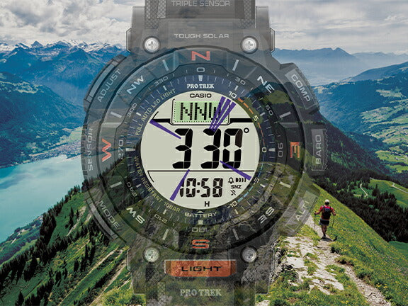 カシオ プロトレック CASIO PRO TREK ソーラー 腕時計 メンズ タフソーラー Camper Line PRG-340-1JF