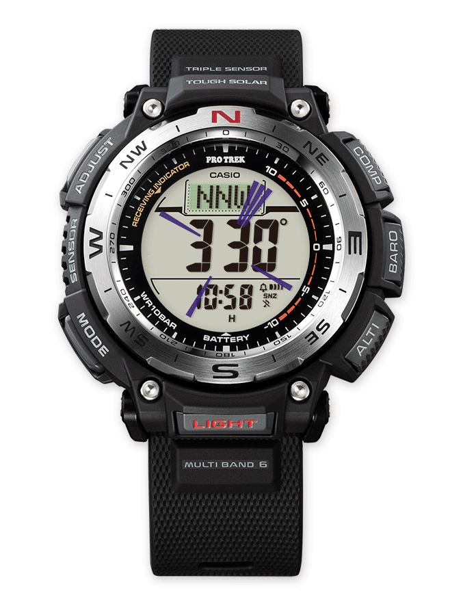カシオ プロトレック CASIO PRO TREK 電波 ソーラー 腕時計 メンズ Climber Line PRW-3400-1JF