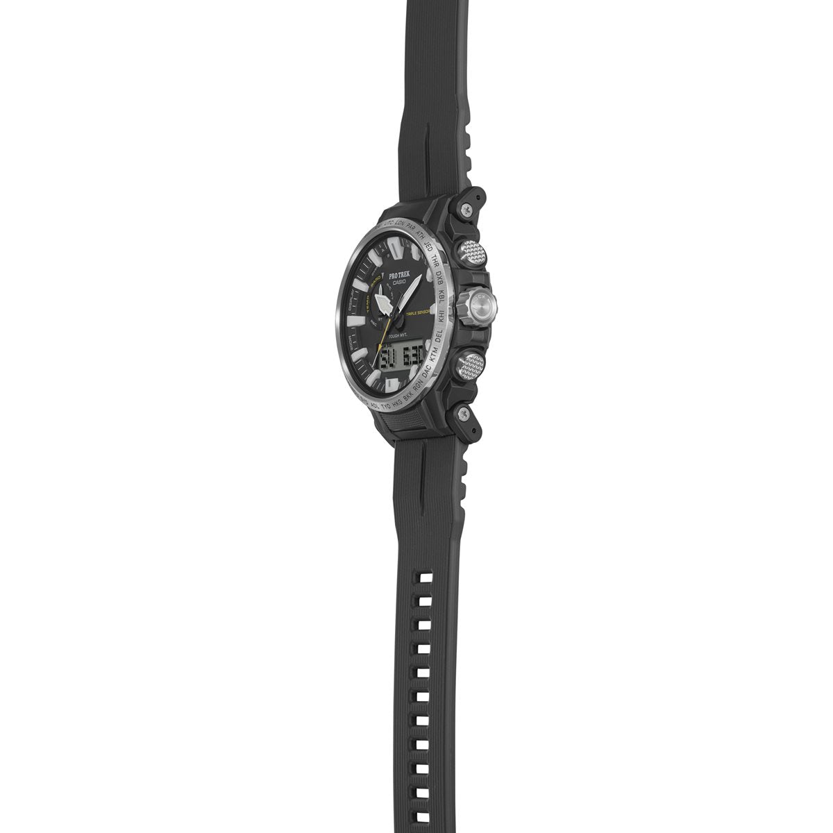 カシオ プロトレック CASIO PRO TREK 電波 ソーラー 腕時計 メンズ Climber Line Compass PRW-61-1AJF