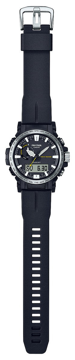 カシオ プロトレック CASIO PRO TREK 電波 ソーラー 腕時計 メンズ Climber Line Compass PRW-61-1AJF