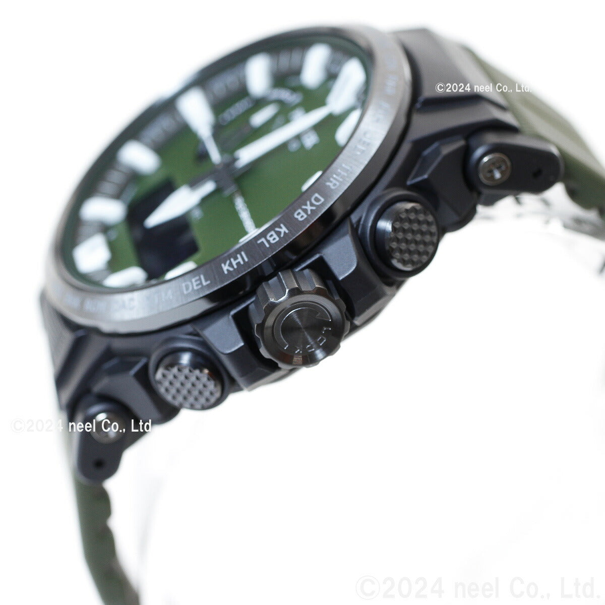 プロトレック クライマーライン PRW-61Y-3JF メンズ 腕時計 電波ソーラー グリーン 国内正規品 カシオ CASIO