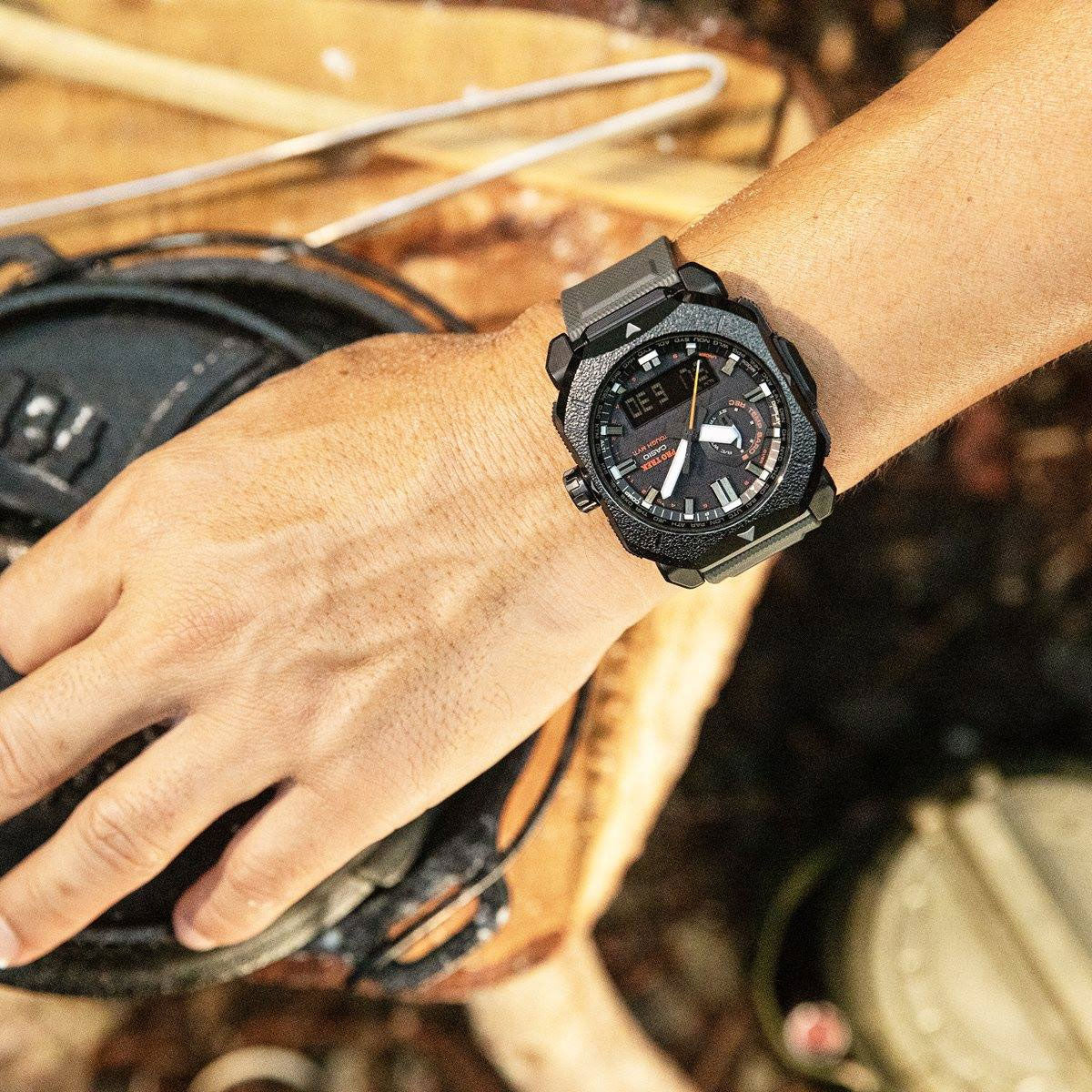 カシオ プロトレック CASIO PRO TREK 電波 ソーラー 腕時計 メンズ Climber Line PRW-6900BF-1JF