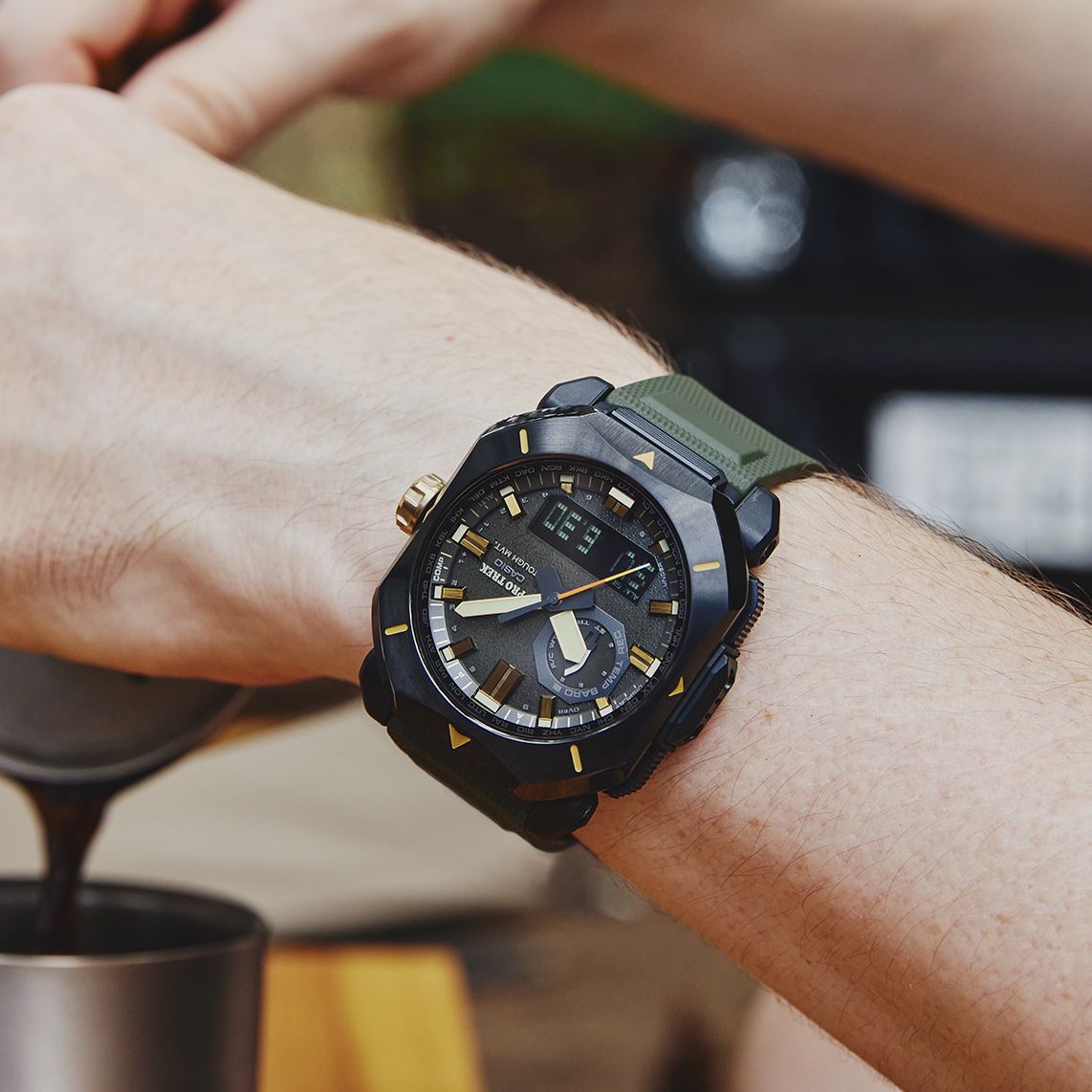 カシオ プロトレック CASIO PRO TREK 電波 ソーラー 腕時計 メンズ Climber Line PRW-6900Y-3JF