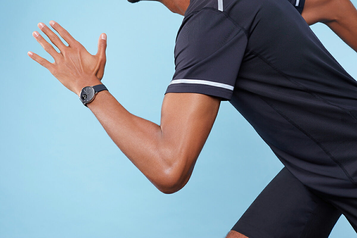 ウィジングズ Withings スマートウォッチ ScanWatch 42mm Black ブラック 腕時計 メンズ レディース ウェアラブル 血中酸素 QZ62000360