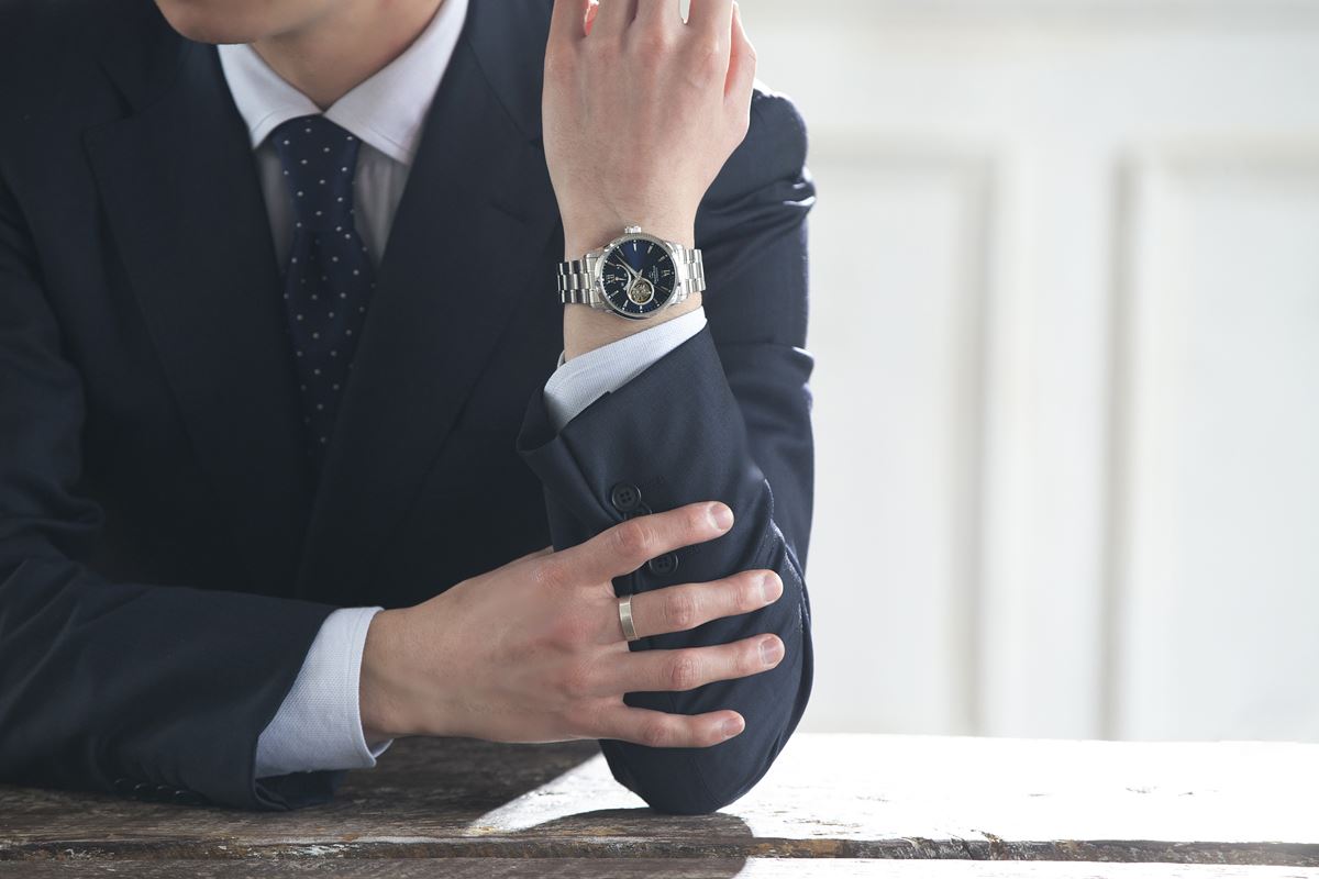 オリエントスター ORIENT STAR 腕時計 メンズ 自動巻き 機械式 コンテンポラリー CONTEMPORALY セミスケルトン RK-AT0002L