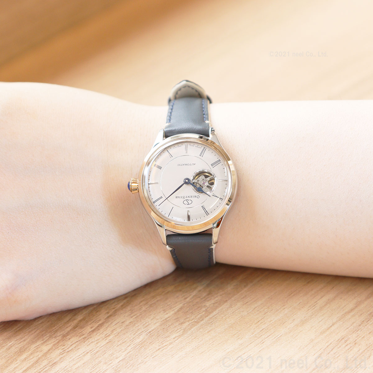 オリエントスター ORIENT STAR 腕時計 レディース 自動巻き 機械式 クラシック CLASSIC クラシックセミスケルトン RK-ND0011N