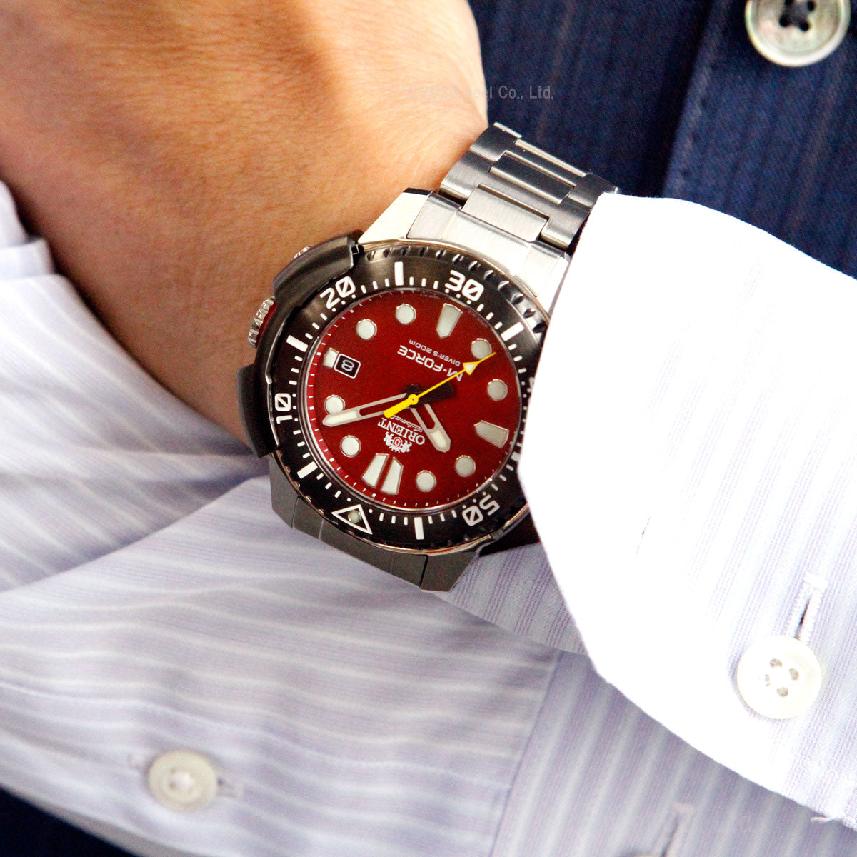 オリエント ORIENT M-FORCE エムフォース オリエント70周年記念モデル 腕時計 メンズ 自動巻き 機械式 スポーツ SPORTS RN-AC0L02R
