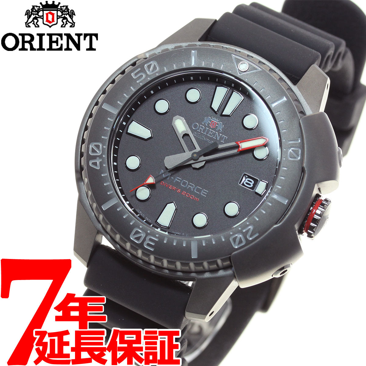 【新品】 オリエント  M-FORCE  RN-AC0L03B 腕時計ご注意事項