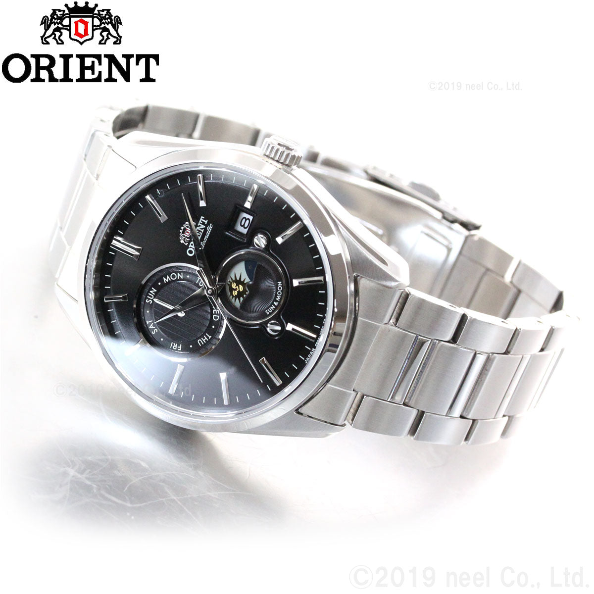 オリエント 腕時計 メンズ 自動巻き 機械式 ORIENT コンテンポラリー CONTEMPORARY サン&ムーン RN-AK0302B