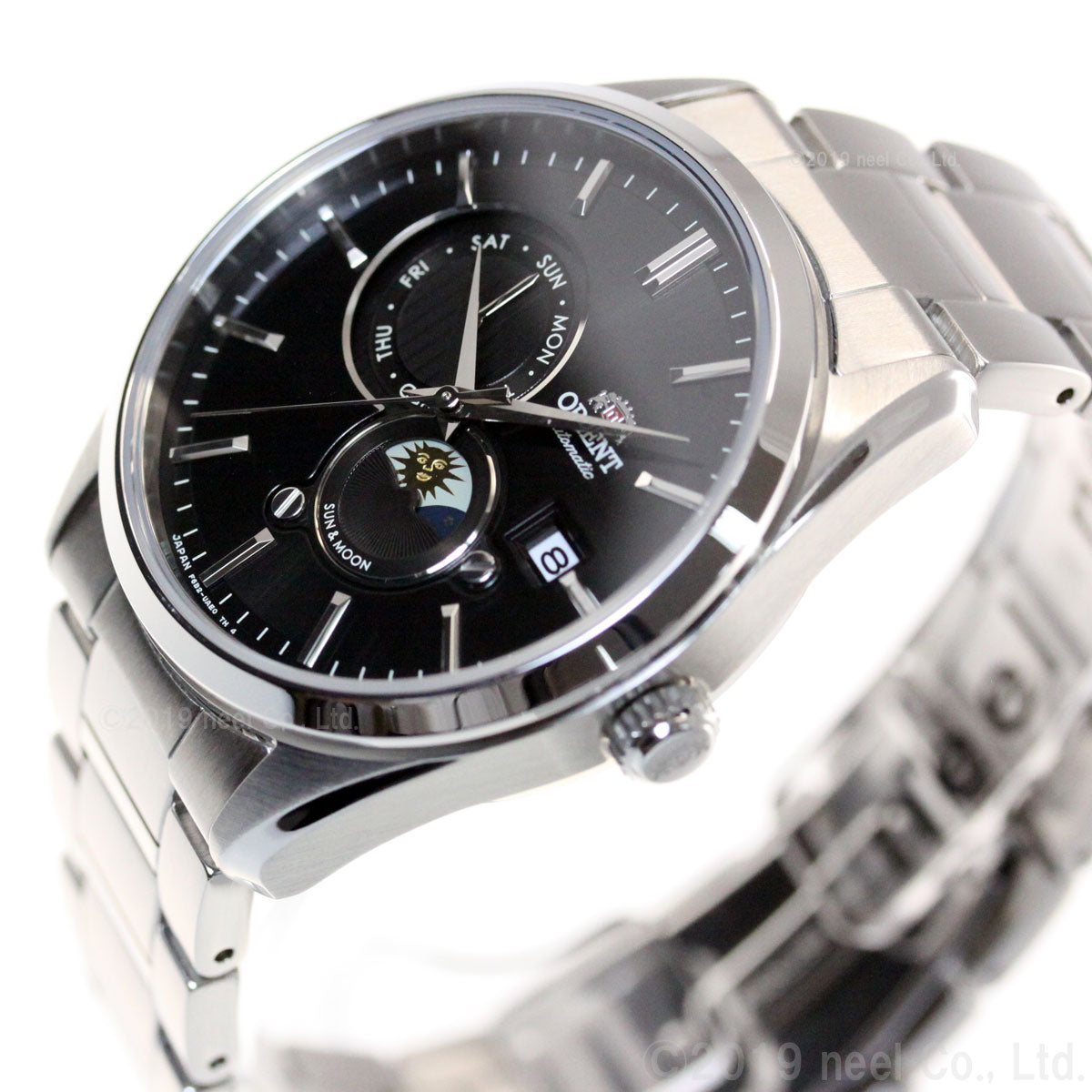 オリエント 腕時計 メンズ 自動巻き 機械式 ORIENT コンテンポラリー CONTEMPORARY サン&ムーン RN-AK0302B