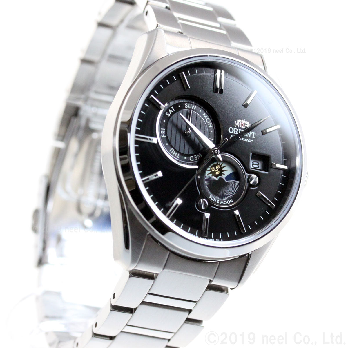 オリエント 腕時計 メンズ 自動巻き 機械式 ORIENT コンテンポラリー CONTEMPORARY サン&ムーン RN-AK0302B