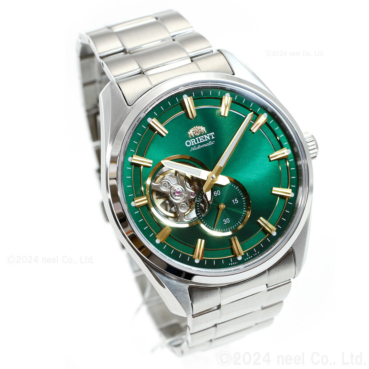 オリエント ORIENT コンテンポラリー セミスケルトン 腕時計 メンズ 自動巻き 機械式 RN-AR0008E