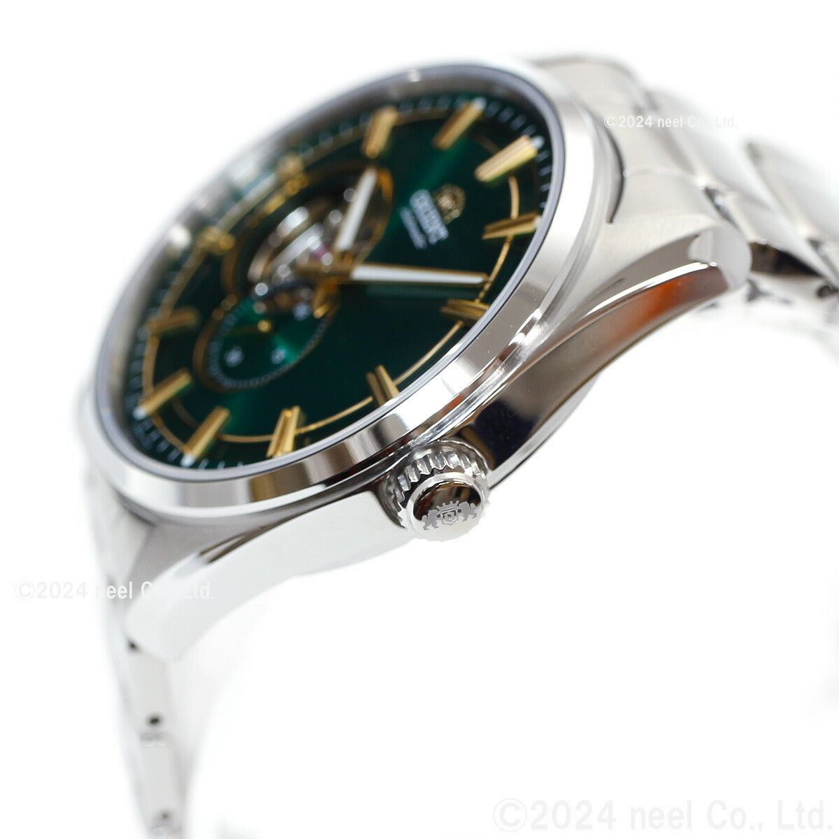 オリエント ORIENT コンテンポラリー セミスケルトン 腕時計 メンズ 自動巻き 機械式 RN-AR0008E