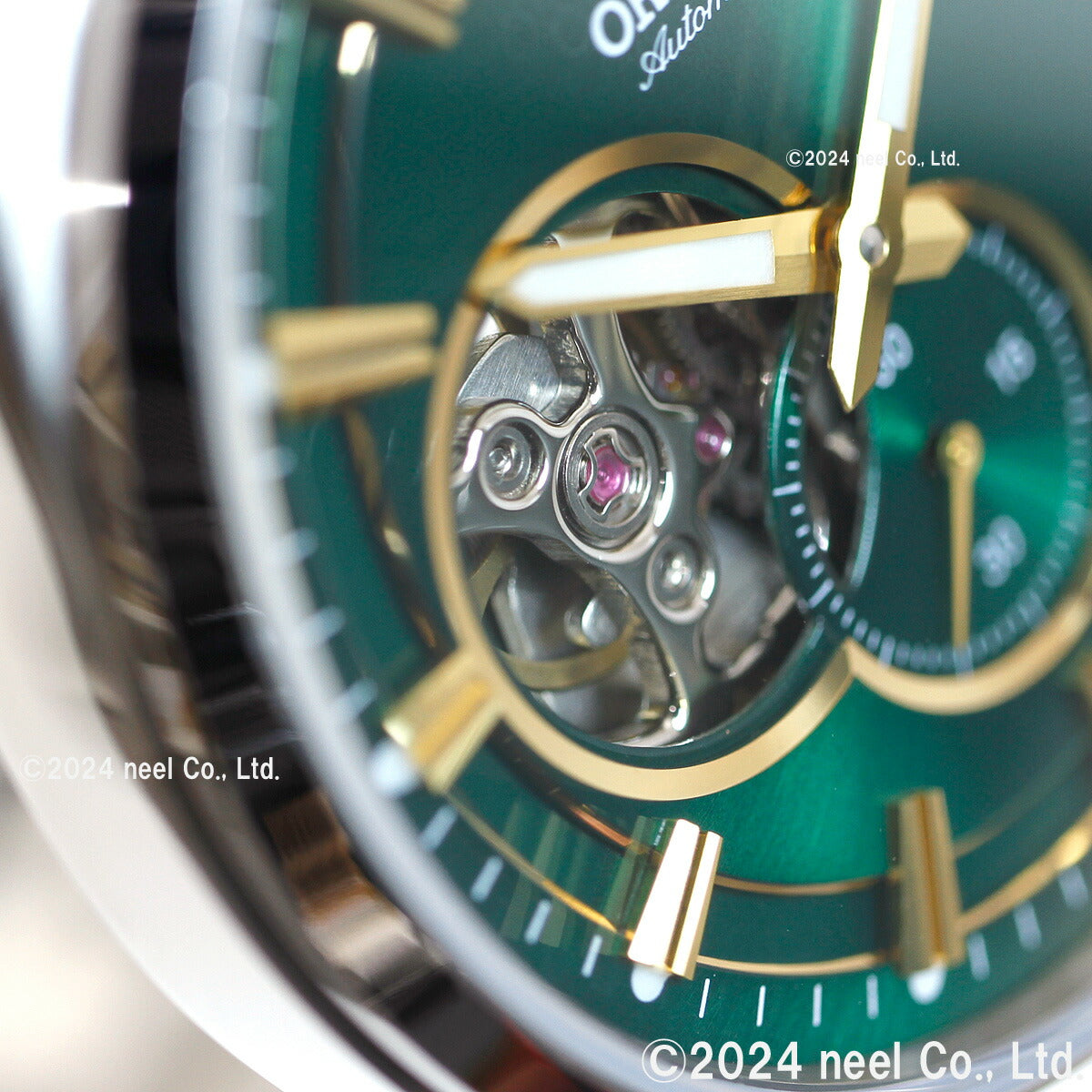 オリエント ORIENT コンテンポラリー セミスケルトン 腕時計 メンズ 自動巻き 機械式 RN-AR0008E
