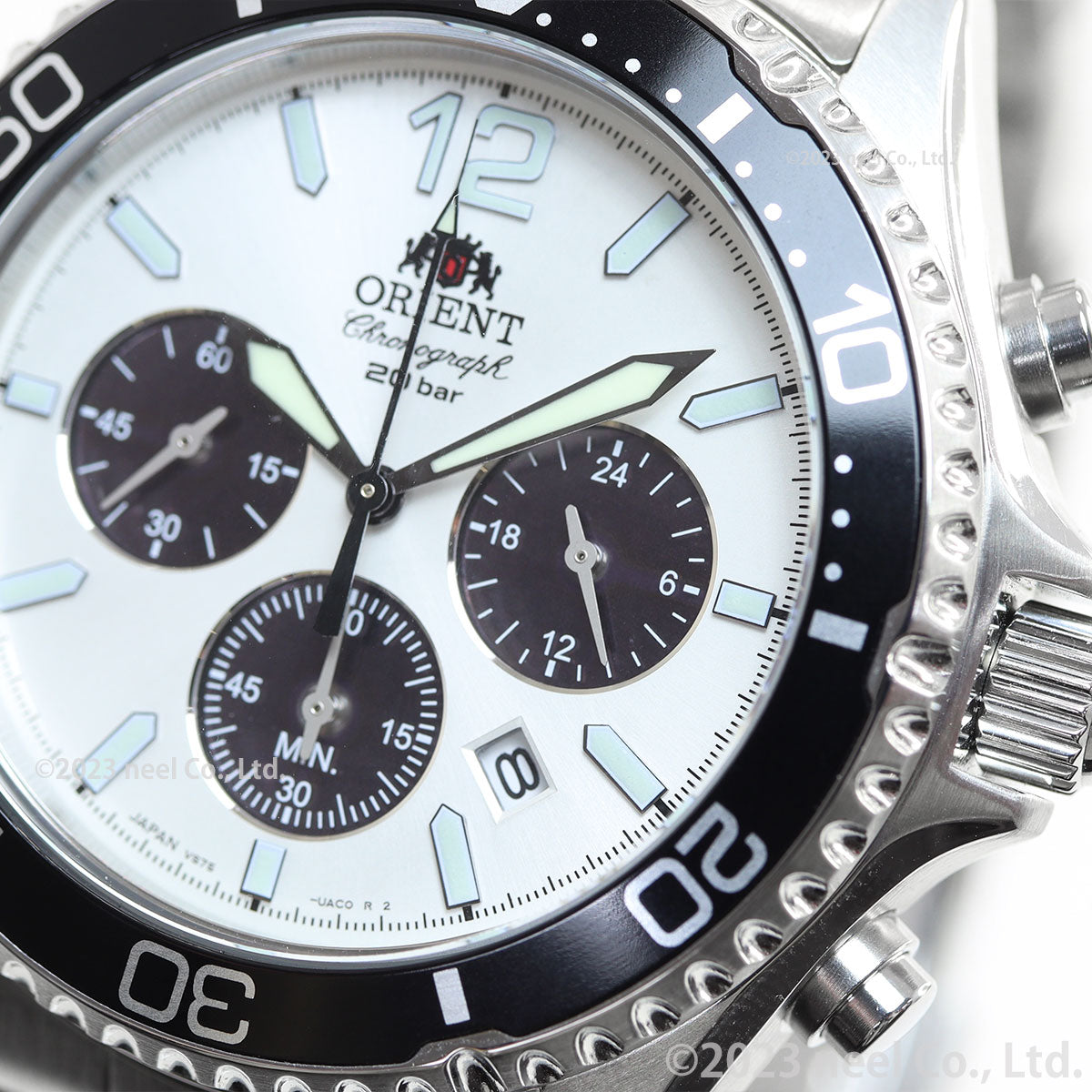 オリエント ORIENT スポーツ ソーラーパワード 腕時計 メンズ RN-TX0203S クロノグラフ マコ Mako