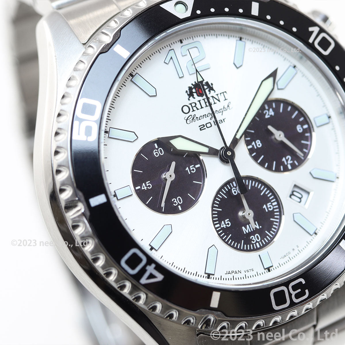 オリエント ORIENT スポーツ ソーラーパワード 腕時計 メンズ RN-TX0203S クロノグラフ マコ Mako