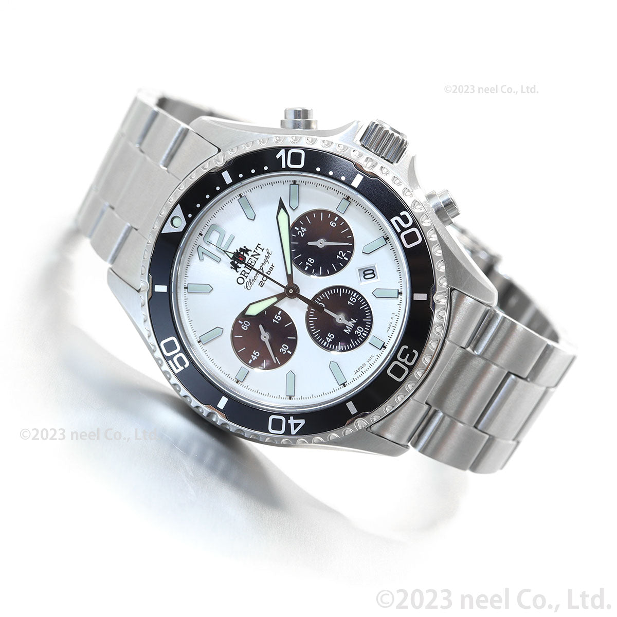 オリエント ORIENT スポーツ ソーラーパワード 腕時計 メンズ RN-TX0203S クロノグラフ マコ Mako