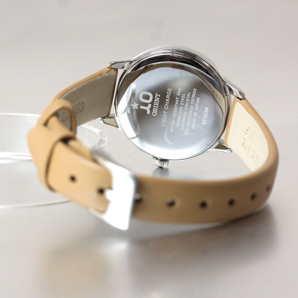 オリエント イオ ORIENT iO ソーラー 腕時計 レディース ナチュラル&プレーン NATURAL&PLAIN RN-WG0412P