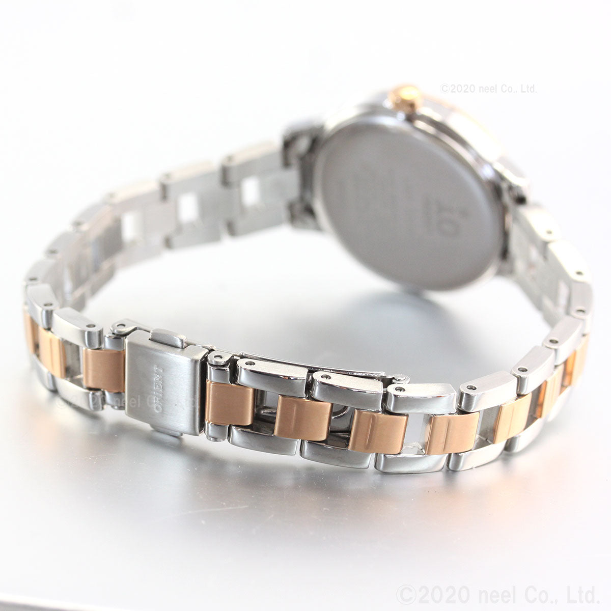 オリエント イオ ORIENT iO ソーラー 腕時計 レディース ナチュラル&プレーン RN-WG0415A