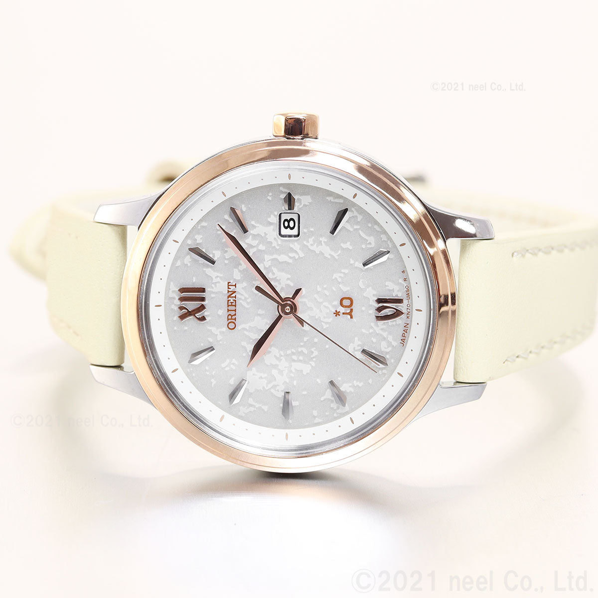 オリエント イオ ORIENT iO ソーラー 腕時計 レディース ナチュラル&プレーン NATURAL&PLAIN RN-WG0421S