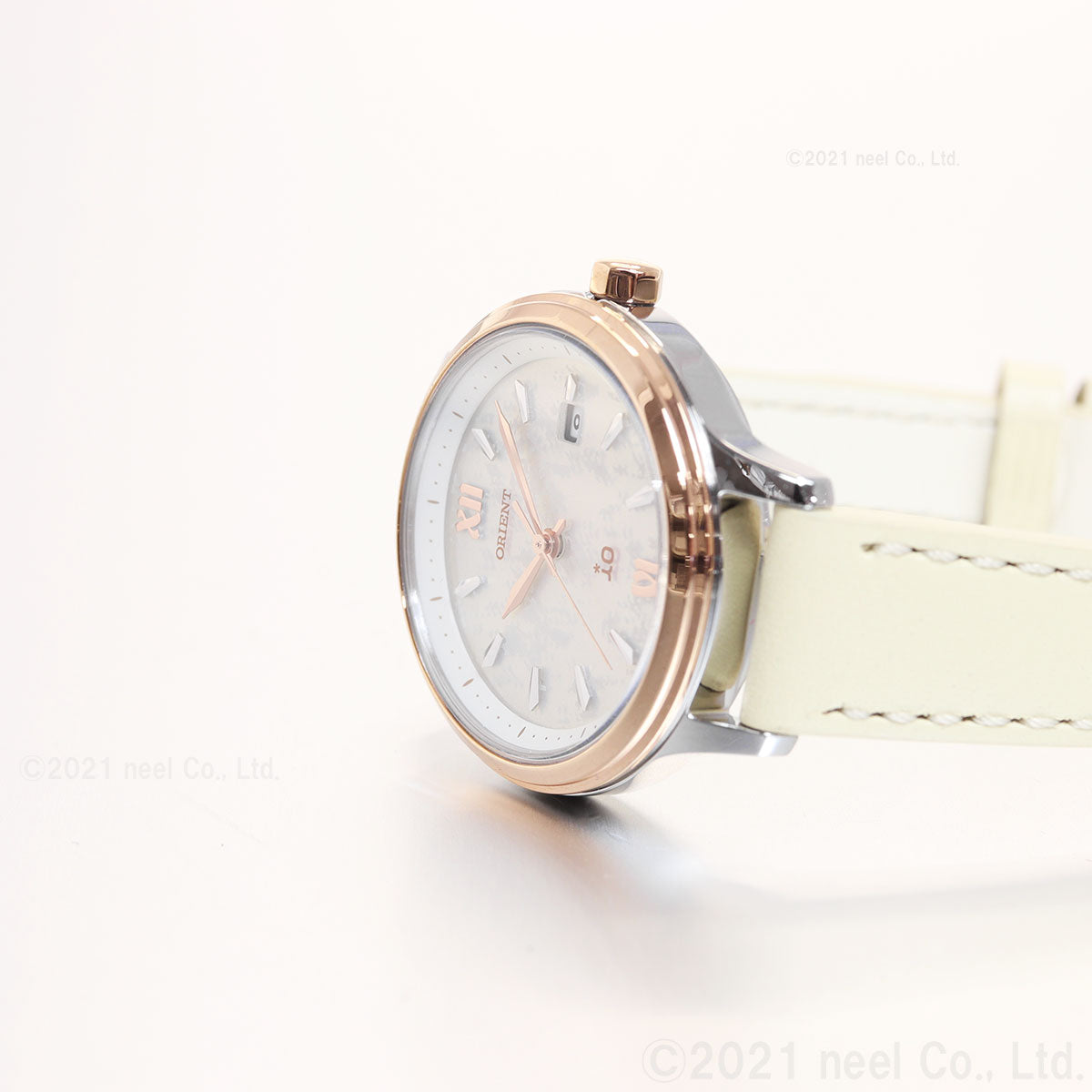 オリエント イオ ORIENT iO ソーラー 腕時計 レディース ナチュラル&プレーン NATURAL&PLAIN RN-WG0421S